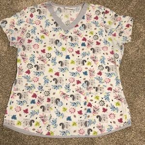 Squirrel scrub top